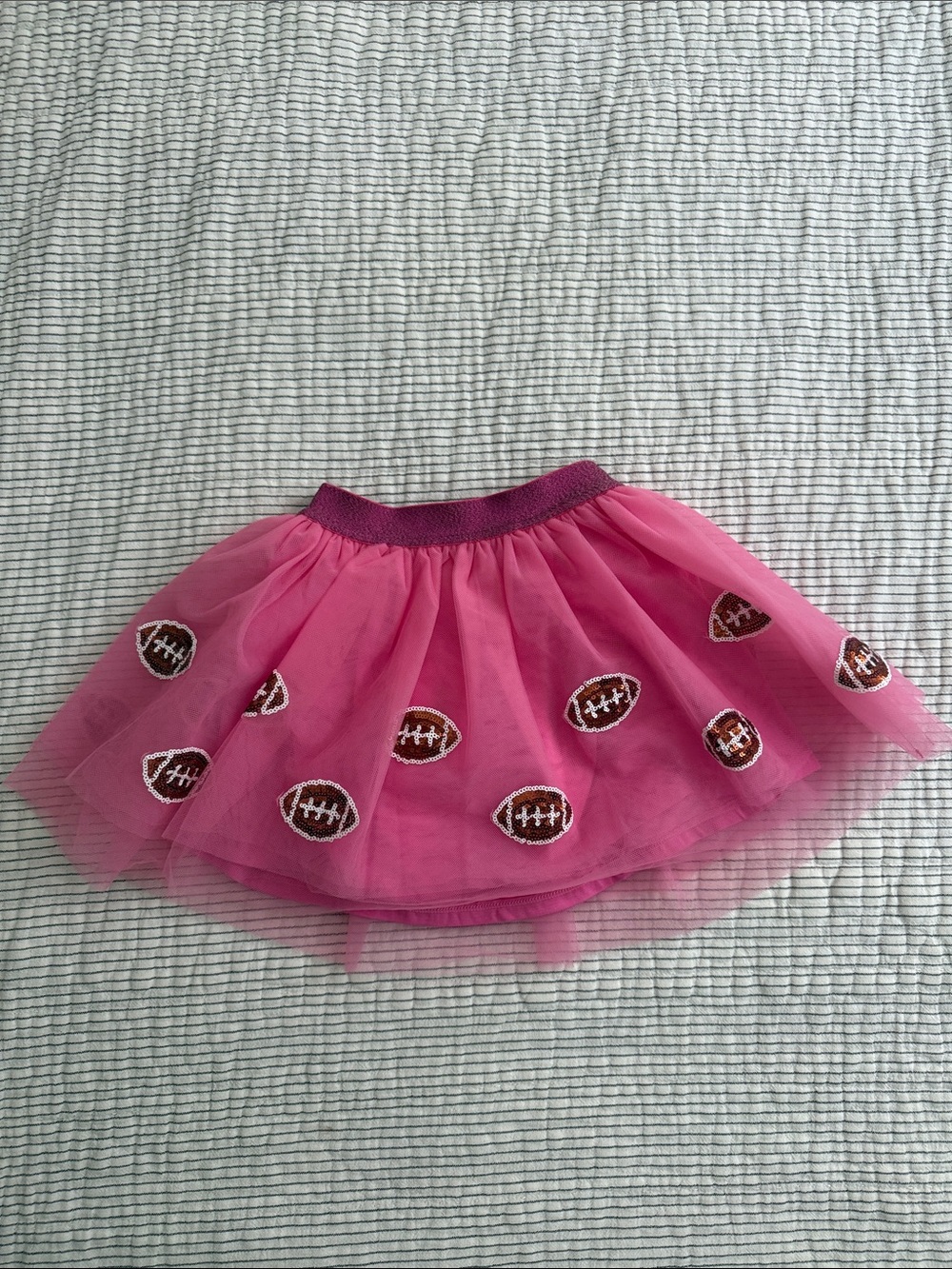 Kids pink skirt with elastic waistband